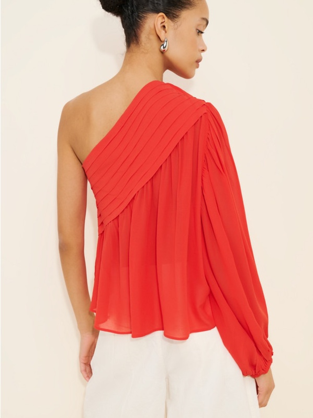 Farm Rio Rose One-Shoulder Blouse - Picture 2 of 9